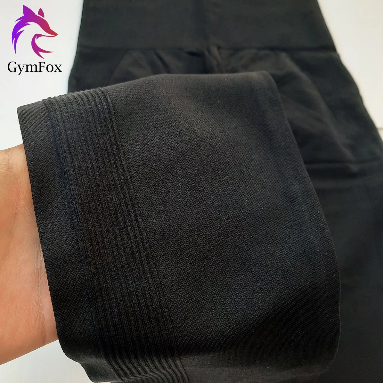 لگ سیملس پشت چین دار مشکی تک رنگ سایز M-L-XL - مشکی / مدیوم