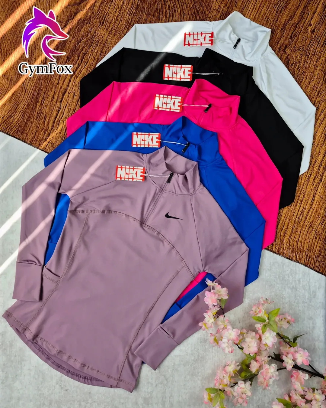 بلوز نیم زیپ فینگردار فلامنت