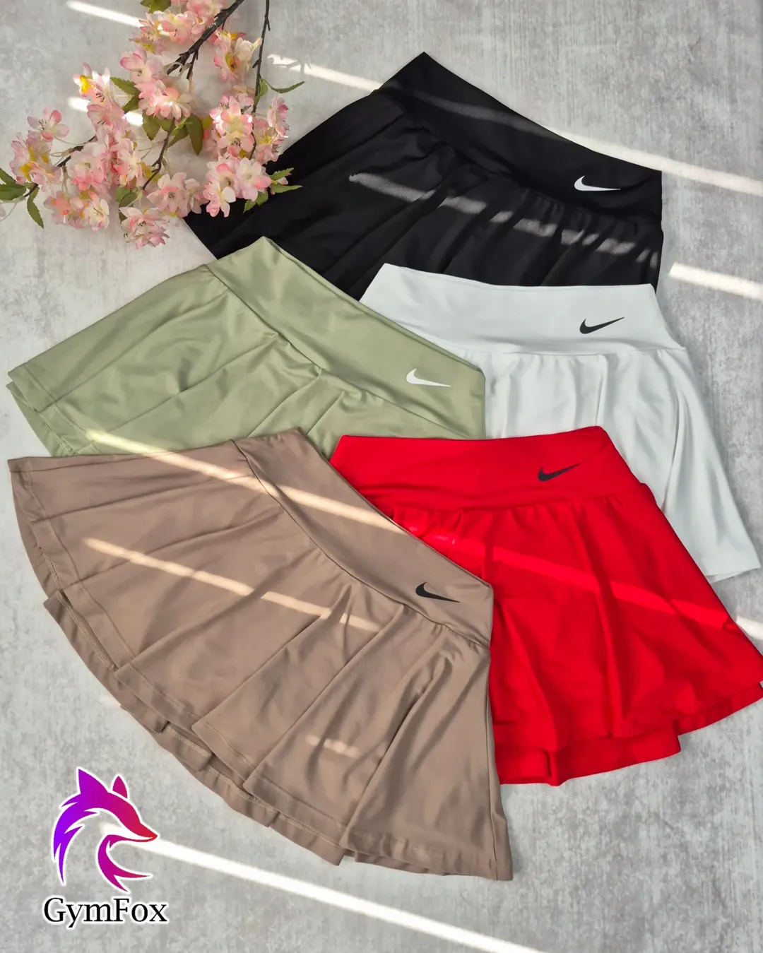 دامن تنیسی کشاله دار فلامنت sh039