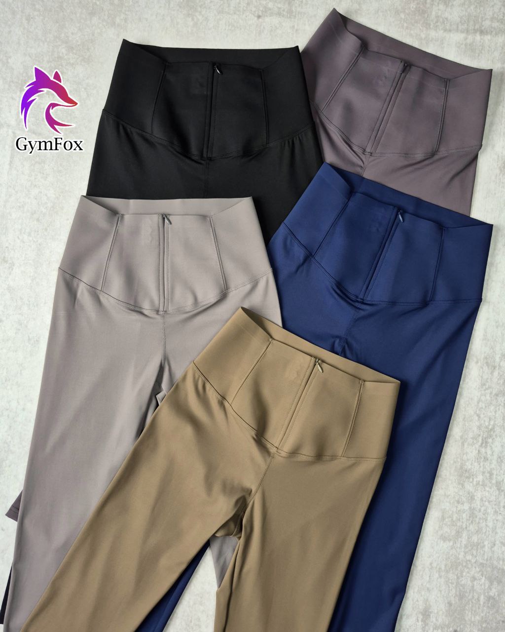 لگ اسلیم افکت زیپ و قزن دار با کمر فوق محکم leg039